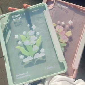 Romantic Rose & Quote Tablet Cover